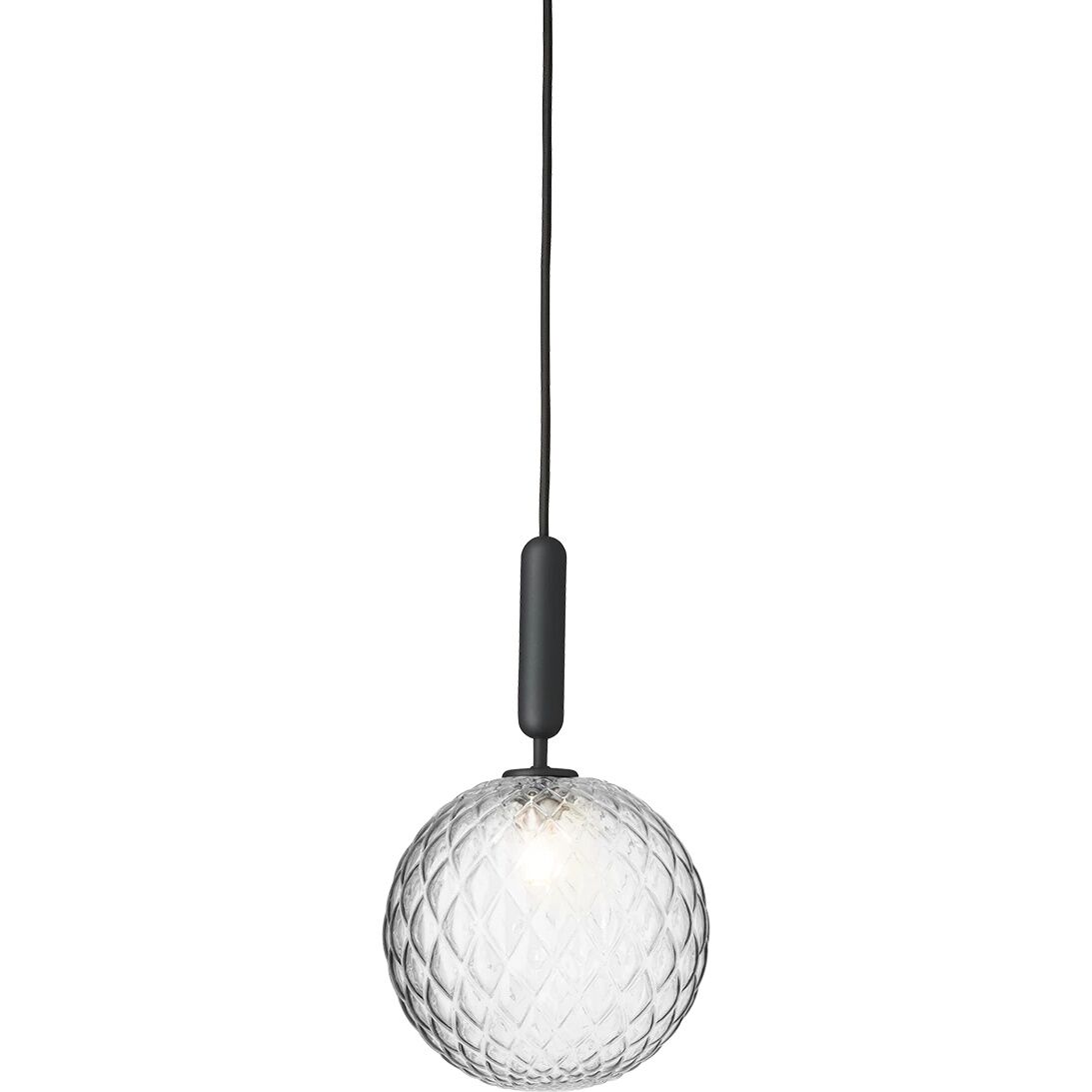 Miira 1 Taklampa Rock Grey & Transparent Stor