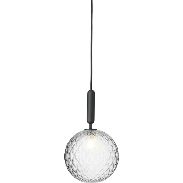 Miira 1 Pendel Rock Grey & Klar Stor