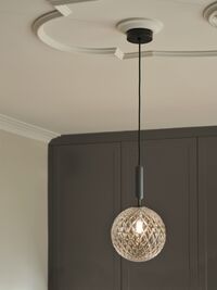 Miira 1 Pendel Rock Grey & Klar Stor