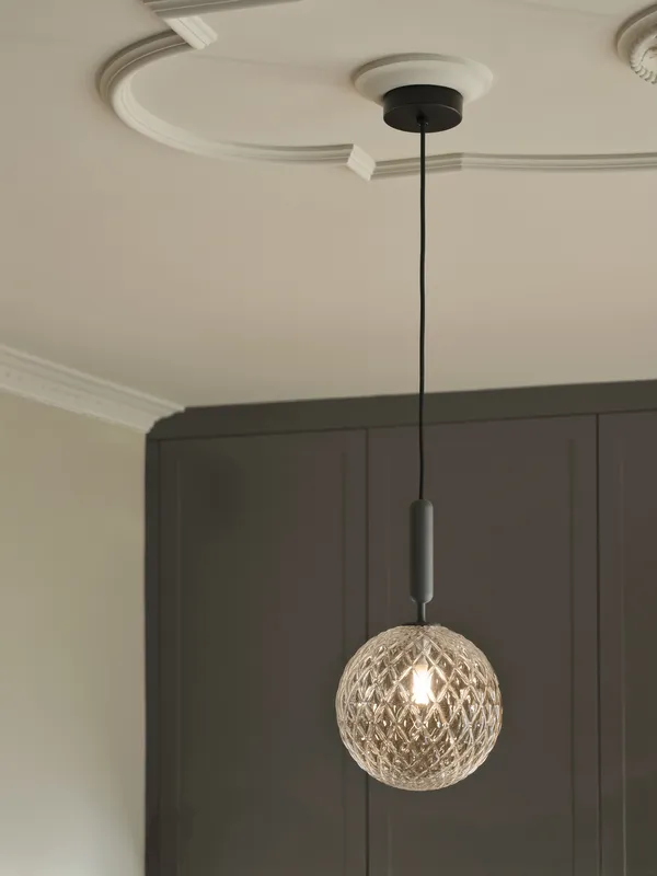 Miira 1 Pendel Rock Grey & Klar Stor