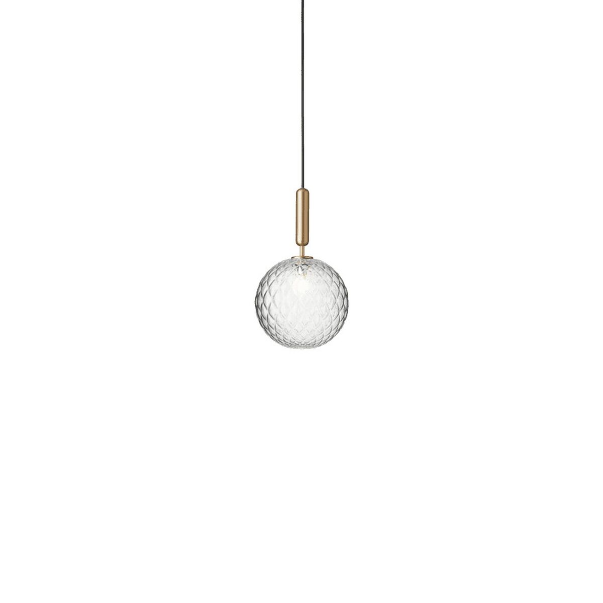 Miira 1 Pendant Brass & Clear Large