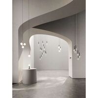 Miira 1 Pendant Brass & Clear Large