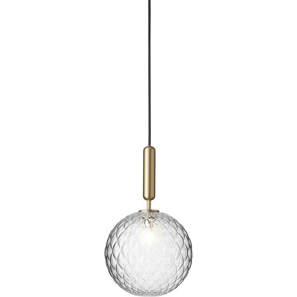 Ottone Miira 1 in Lampadario e Trasparente Grande