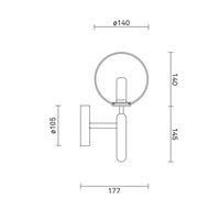 Miira Wall Lamp Clear