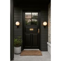 Miira Outdoor Wall Lamp Black & Opal