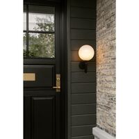Miira Outdoor Wall Lamp Black & Opal