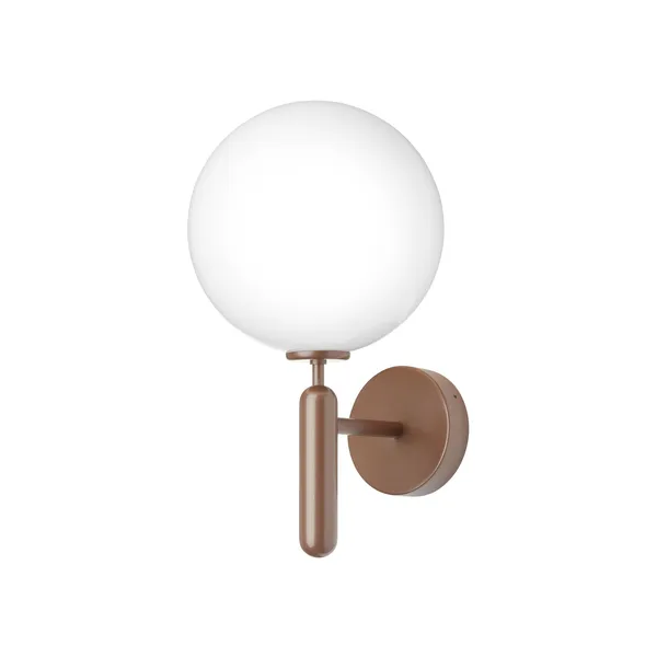 Miira Outdoor Wall Lamp Dark Bronze & Opal