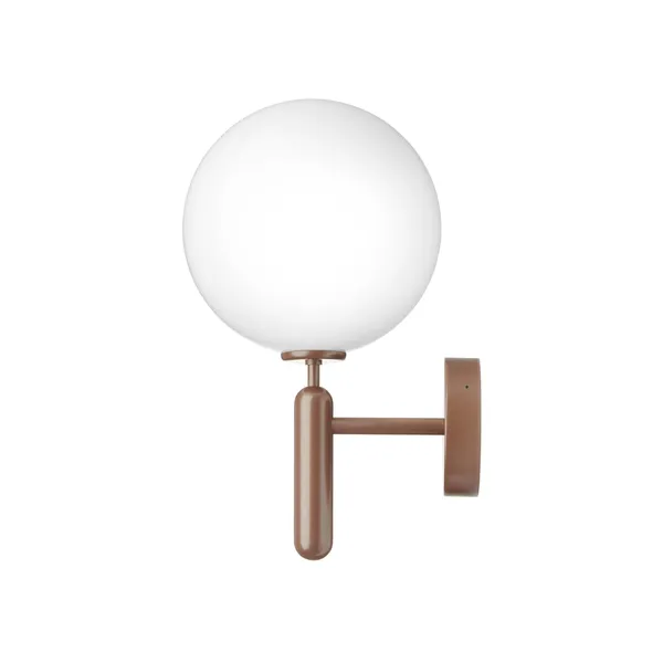 Miira Outdoor Wall Lamp Dark Bronze & Opal
