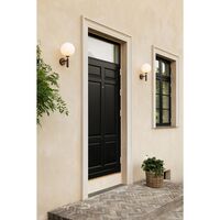 Miira Outdoor Wall Lamp Dark Bronze & Opal