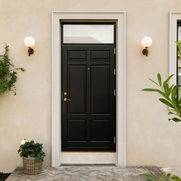 Miira Outdoor Wall Lamp Dark Bronze & Opal