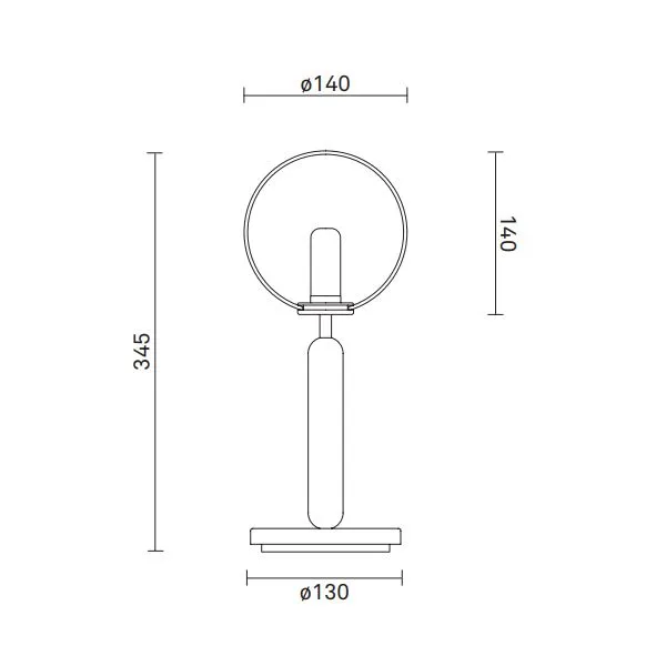 Miira Table Lamp Clear
