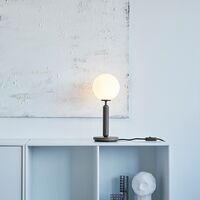 Miira Tischlampe Opalweiß