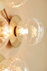 Liila 12 Væg/Loftlampe Klar