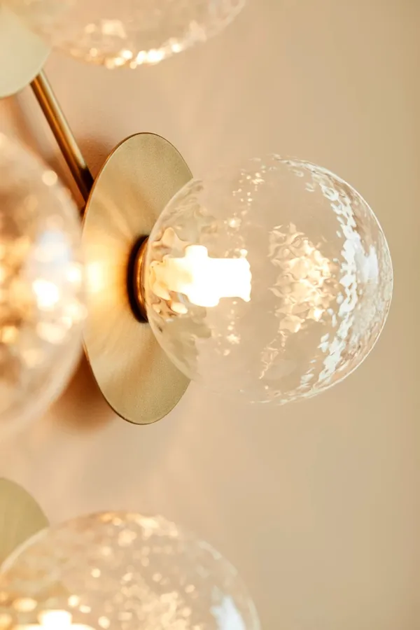 Liila 12 Væg/Loftlampe Klar