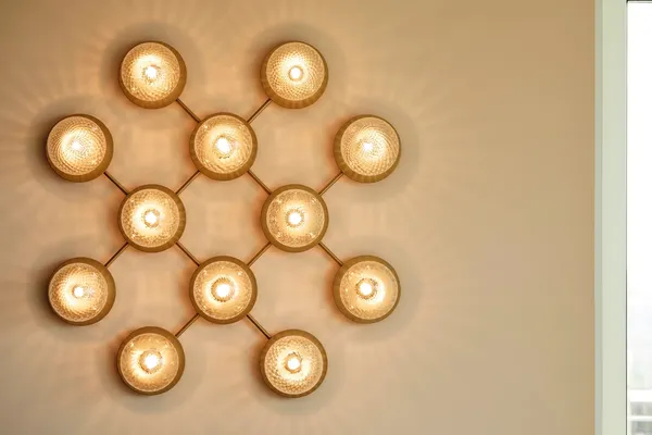 Liila 12 Væg/Loftlampe Klar