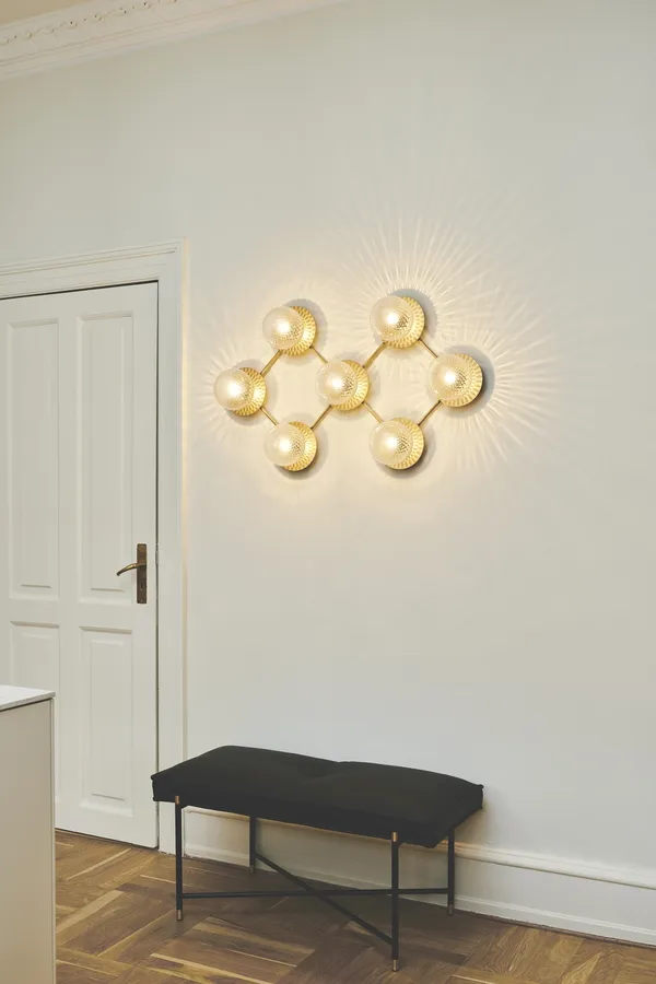 Liila 7 Wall/ Ceiling Light Optic Clear