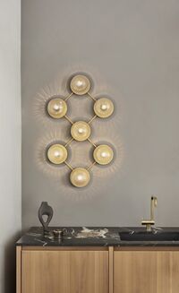 Liila 7 Wall/ Ceiling Light Optic Clear
