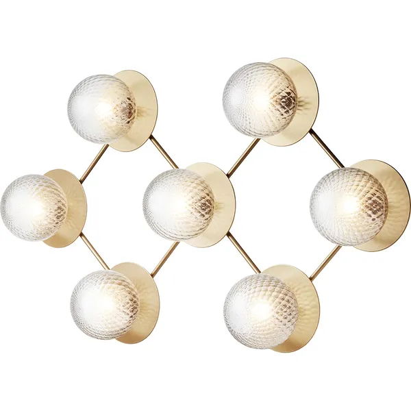 Liila 7 Væg/Loftlampe Optic Klar