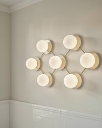 Liila 7 Væg/Loftlampe Opal Hvid