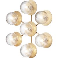 Liila Star Væg/Loftlampe Optic Klar