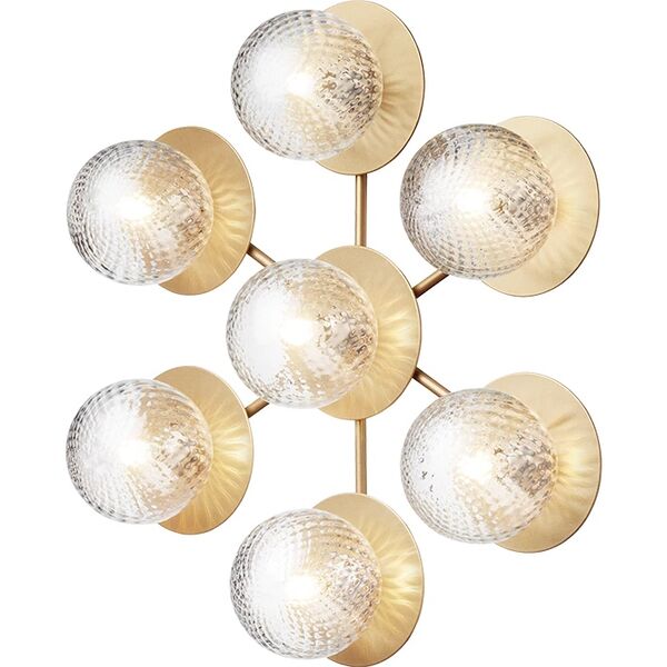 Plafoniera Liila Star Ottica Trasparente