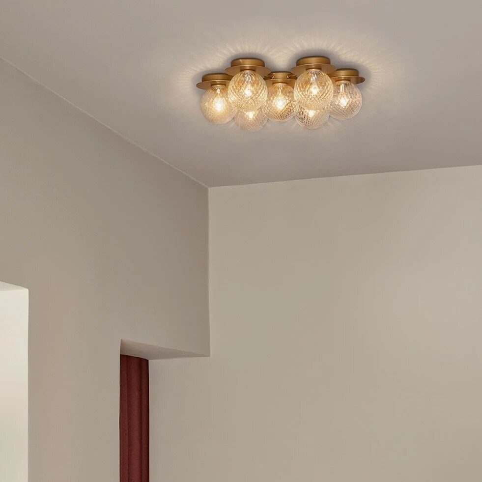 Liila Star Vegg-/ Taklampe Optikk Klar