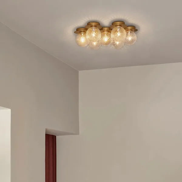 Liila Star Væg/Loftlampe Optic Klar