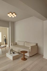 Liila Star Væg/Loftlampe Opal Hvid