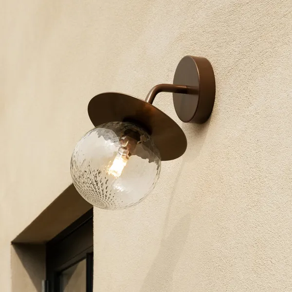 Liila Wandlampe Bronze/Opal