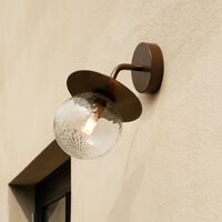 Liila Wandlampe Bronze/Opal