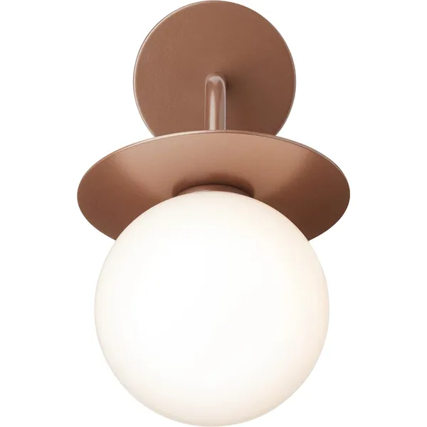 Liila Udendørs Væglampe Mørk Bronze/Opal