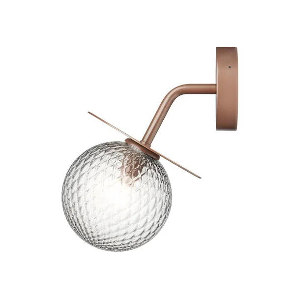 Liila Outdoor Wall Lamp Dark Bronze/Optic Clear