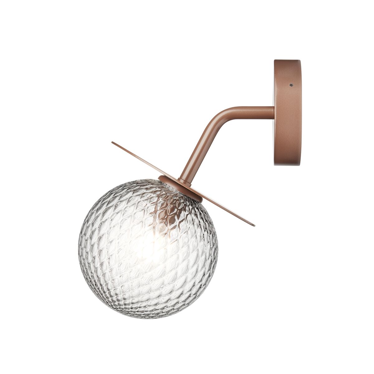 Liila Outdoor Wall Lamp Dark Bronze/Optic Clear
