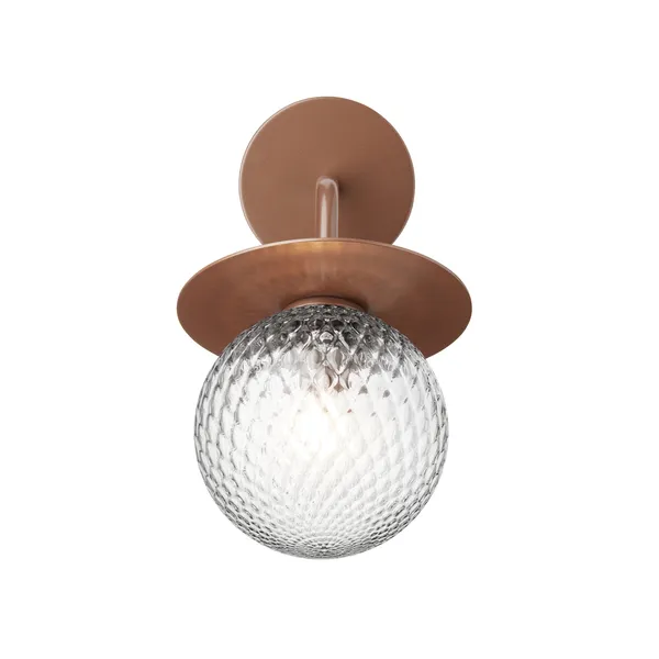Liila Outdoor Wall Lamp Dark Bronze/Optic Clear