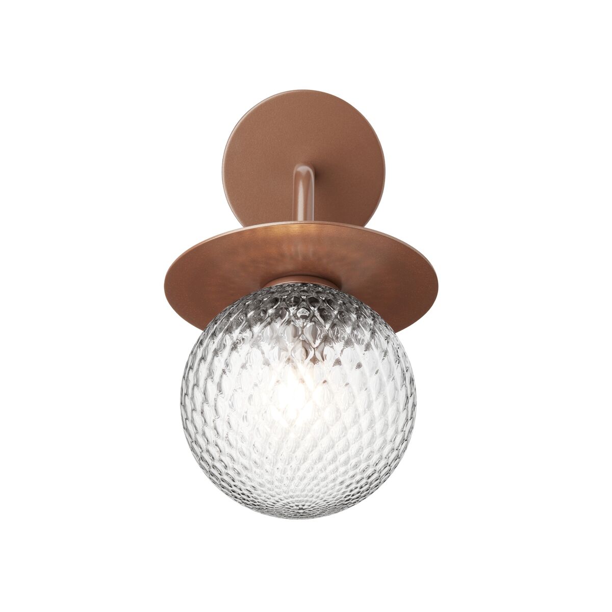 Liila Outdoor Wall Lamp Dark Bronze/Optic Clear