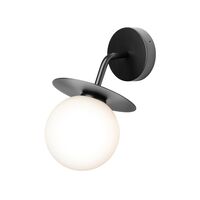 Liila Wandlampe Schwarz/Opal