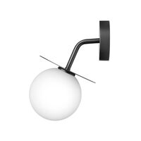 Liila Wandlampe Schwarz/Opal
