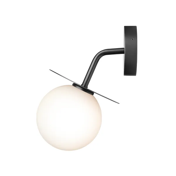 Liila Wandlampe Schwarz/Opal