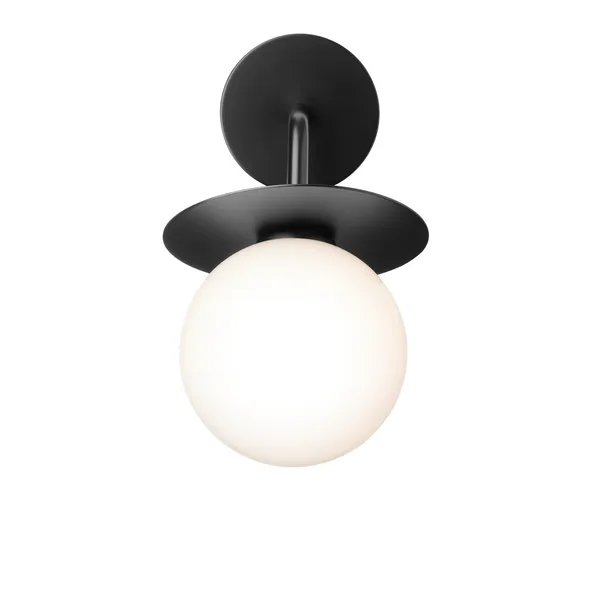 Liila Wandlampe Schwarz/Opal