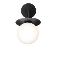 Liila Wandlampe Schwarz/Opal