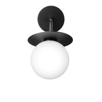 Liila Wandlampe Schwarz/Opal