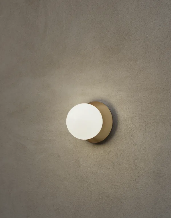 Liila 1 Udendørs Væglampe Mørk Bronze/Opal