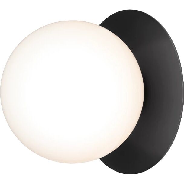 Liila 1 Utendørs Vegglampe Sort/Opal