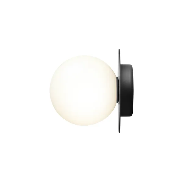 Liila 1 Wall/ Ceiling Light Medium Black/Opal