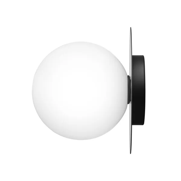 Liila 1 Wall/ Ceiling Light Large Black/Opal