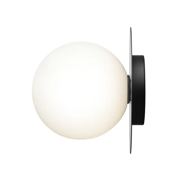 Liila 1 Wall/ Ceiling Light Large Black/Opal