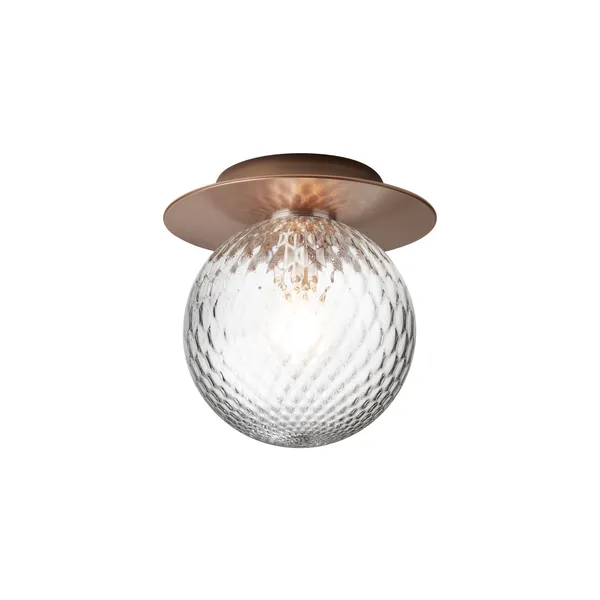 Liila 1 Wall/ Ceiling Light Medium Dark Bronze/ Clear