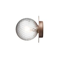 Liila 1 Wall/ Ceiling Light Medium Dark Bronze/ Clear