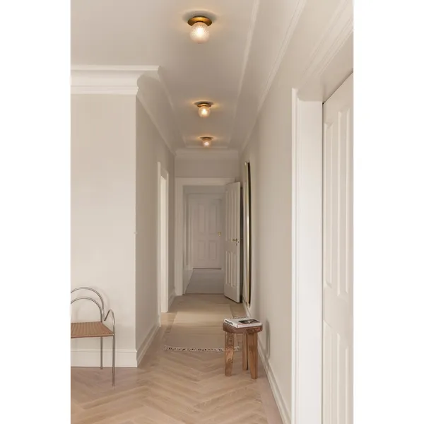 Liila 1 Wall/ Ceiling Light Medium Dark Bronze/ Clear