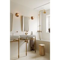 Liila 1 Wall/ Ceiling Light Medium Dark Bronze/ Clear
